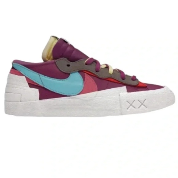 Nike Blazer Low sacai KAWS Purple Dusk Mens Size 8.5 Women’s Size 10 - Picture 1 of 7